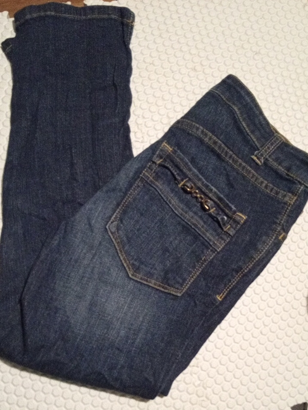 Cache Dark Blue Cropped Women's Jeans
